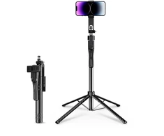 Selfie stick Orico SPN185 1/4" tripod for phone camera with 360 degree rotation Bluetooth 5.2 - juodas