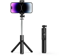 Asmenukių lazda Orico SPV68 mini trikojis su „Bluetooth“, 360 laipsnių sukimasis, 68 cm - juodas