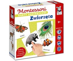 Kapitan Nauka Sensory cards. Animals 2+ Montessori educational ega KS1019