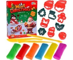 Jokomisiada Set of clay + Christmas themed molds ZA5764