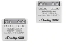 SHELLY EM Mini Gen4 Energy Meter, 2 pieces