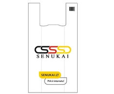 Shopping bag hdpe senukai 30mk 40/10x64