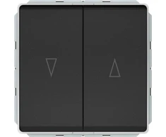 Žaliuzių jungiklis VILMA ST150, mat. juodos spalvos