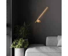 Viokef 6W LED sieninis šviestuvas NOVITA, aukso sp., 3000K, 4293001