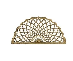 Plakatas Bigbuy Home Sienų dekoras 120 x 1,25 x 60 cm Bronzinis DMF