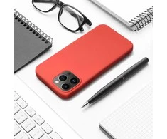 OEM dėklas, skirtas iPhone 15 PRO silikoniniam dėklui, persikų spalvos