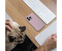 Oem Dėklas Silicone Mag Cover (MagSafe) skirtas iPhone 14 Pro rožinis