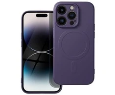 Oem Dėklas Silicone Mag Cover (MagSafe) skirtas iPhone 14 Pro violetinis