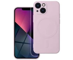 OEM dėklas, skirtas „iPhone 13 MINI“ silikoniniam „Mag“ dėklui, suderinamas su „MagSafe“ (apsauga nuo kameros), rožinis