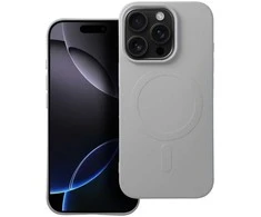 OEM dėklas, skirtas „iPhone 16 PRO“ silikoniniam „Mag“ dangteliui, suderinamas su „MagSafe“ (didelė skylė), titanas