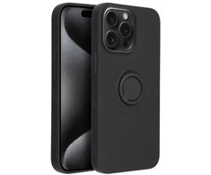 Dėklas Oem Case for iPhone 15 PRO MAX Silicone Ring juodas