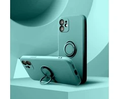 OEM dėklas iPhone 16 PLUS silikoninis žiedas žalias