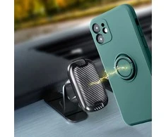 OEM dėklas iPhone 16 PRO silikoniniam žiedui žalias