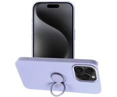 Dėklas Oem Case for iPhone 15 PRO MAX Silicone Ring violetinė