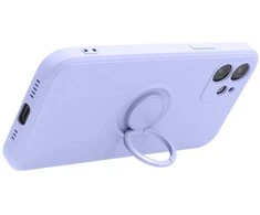 Dėklas Oem Case for iPhone 16 PLUS Silicone Ring violetinė