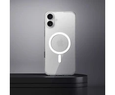 Oem Originalus „iPhone 16“ dėklas, skaidrus, 2 mm „Mag“ dangtelis, suderinamas su „MagSafe“ (fotoaparato apsauga), permatomas.