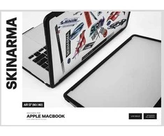 Skinarma dėklas Henko MacBook Air 13" (M3-M2) frost skaidrus