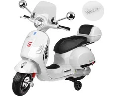 Jokomisiada Skuter elektrinis na akumulator VESPA GTS Super dla dziecka PA0333