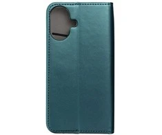 OEM atverčiamas dėklas iPhone 16 Smart Magneto tamsi žalia