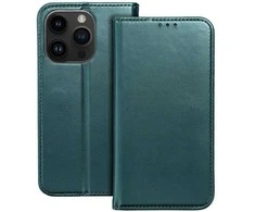 OEM atverčiamas dėklas iPhone 17 PRO / 18 PRO Smart Magneto tamsi žalia
