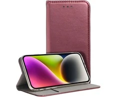 Dėklas Oem Flip case for Oppo A5 4G / A5 5G Smart Magneto burgundy
