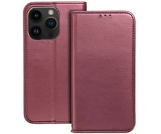 Dėklas Surazo Oem Flip case for iPhone 17 Smart Magneto burgundy