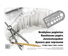 Mentor Smiltainis Popierius braižybai A3 10lapų 160g