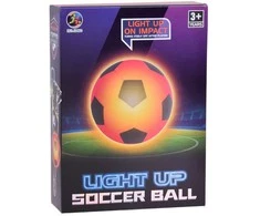 Jokomisiada Soccer ball luminous rubber soft football material ZA5598