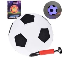 Jokomisiada Soccer ball luminous rubber soft football material ZA5598
