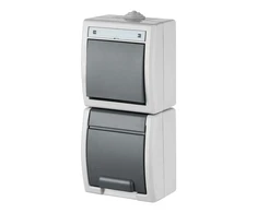 socket and switch block ELEKTRO-PLAST AQUANT