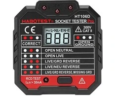 Elektros lizdo testeris Habotest HT106D