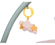 Jokomisiada Soft educational mat with a CLOUD arch in muted colors ZA5590