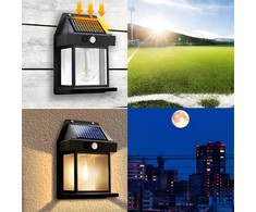 Lampa Solar LED garden lamp facade RC-K-1536 juodas