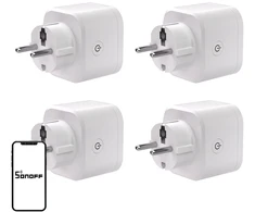 SONOFF S61s Matter External Plug via Wi-Fi, 4-Pack