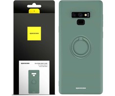 Spacecase Silicone Ring Galaxy Note 9 dark žalias