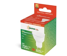 Spectrum LED bulb GU10 9W 720LM 3000K 110°