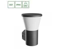 Spectrum Pastatomas lauko šviestuvas 6W GU10 CCT 450lm IP44 juodas