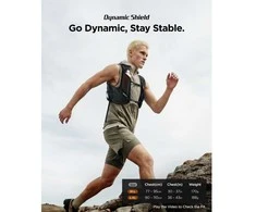 Spigen A721 Dynamic Shield Running Vest Active (M-L) + Soft Flask juodos spalvos