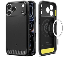 Dėklas SPIGEN case RUGGED ARMOR compatible with MagSafe for IPHONE 18 Pro Max / 17 Pro Max matte juodas