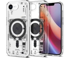 SPIGEN dėklas ULTRA HYBRID MAG suderinamas su MagSafe, skirtas IPHONE 16E 2025 neo one