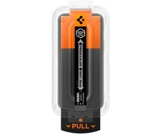 „Spigen Glass tR EZ Fit Pro HD“ (privatumo apsauga) 1 vnt., skaidrus - iPhone 17/16 Pro / 17