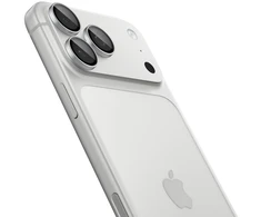 Spigen Optik Pro GLAS.TR EZ FIT 2 vnt. Tempered Glass Camera Screen Protector for iPhone 18 Pro / 18 Pro Max - Sidabrinis