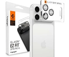 Spigen Glass tR EZ Fit Optik Pro XL 1 Pack, sidabrinis - iPhone 17 Pro Max