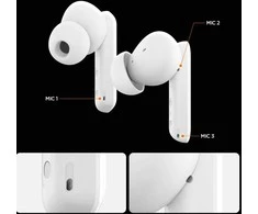Spigen SA2402 ANC Pro belaidės ausinės – baltos spalvos