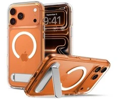 Dėklas Spigen „Ultra Hybrid S MagSafe“, skaidriai baltas – „iPhone 17 Pro Max“