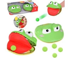Jokomisiada Shooting glove with launcher x2 arcade game FROG + balls ZA5604