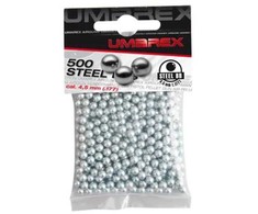 Steel Šautuvo šoviniai 4,46 mm BB, UMAREX plieniniai rutuliukai, 500 vnt.