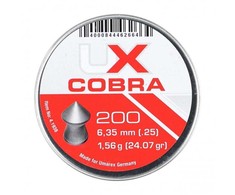 Umarex Cobra smailios briaunotos šratinės kulkos 6.35 200 vnt.