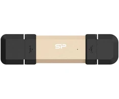 „Silicon Power DS72“ USB atmintinė, 250 GB A tipo USB / C tipo USB 3.2 Gen 2 (3.1 Gen 2) Auksinė