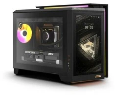 Stacionarus kompiuteris MSI 3 colių įstrižainė MEG Vision X AI 2NVV7-004EU Ultra 7 265K 32GB DDR5 SSD 2TB GeForce RTX 5080 16GB VENTUS 3X BE200 WiFi 7+BT Win11 juoda